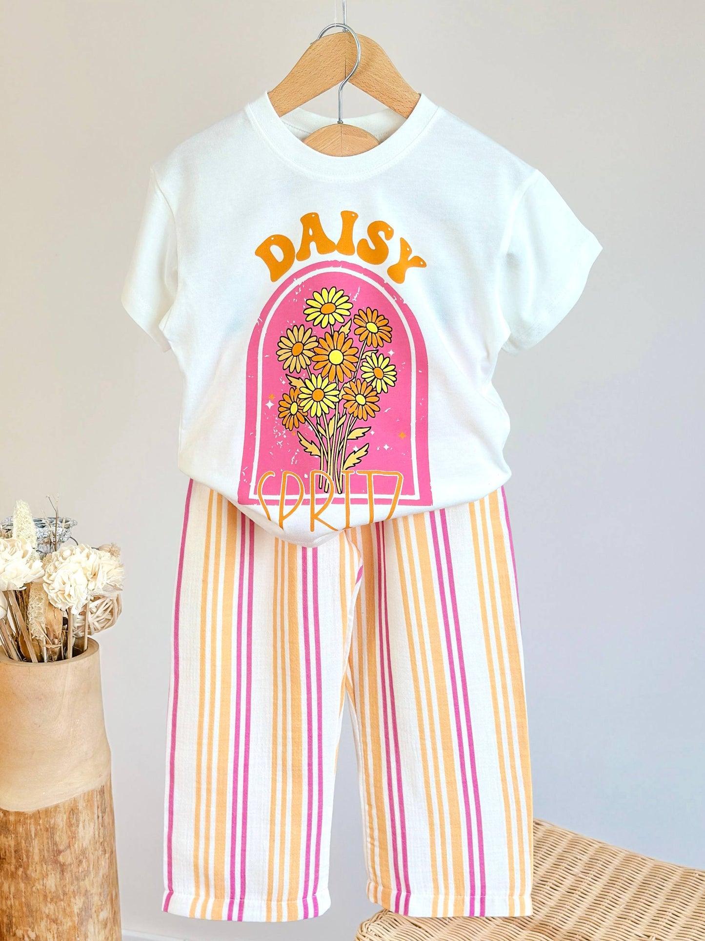 Kız çocuk unicorn daisy Müslin pantolonlu takım