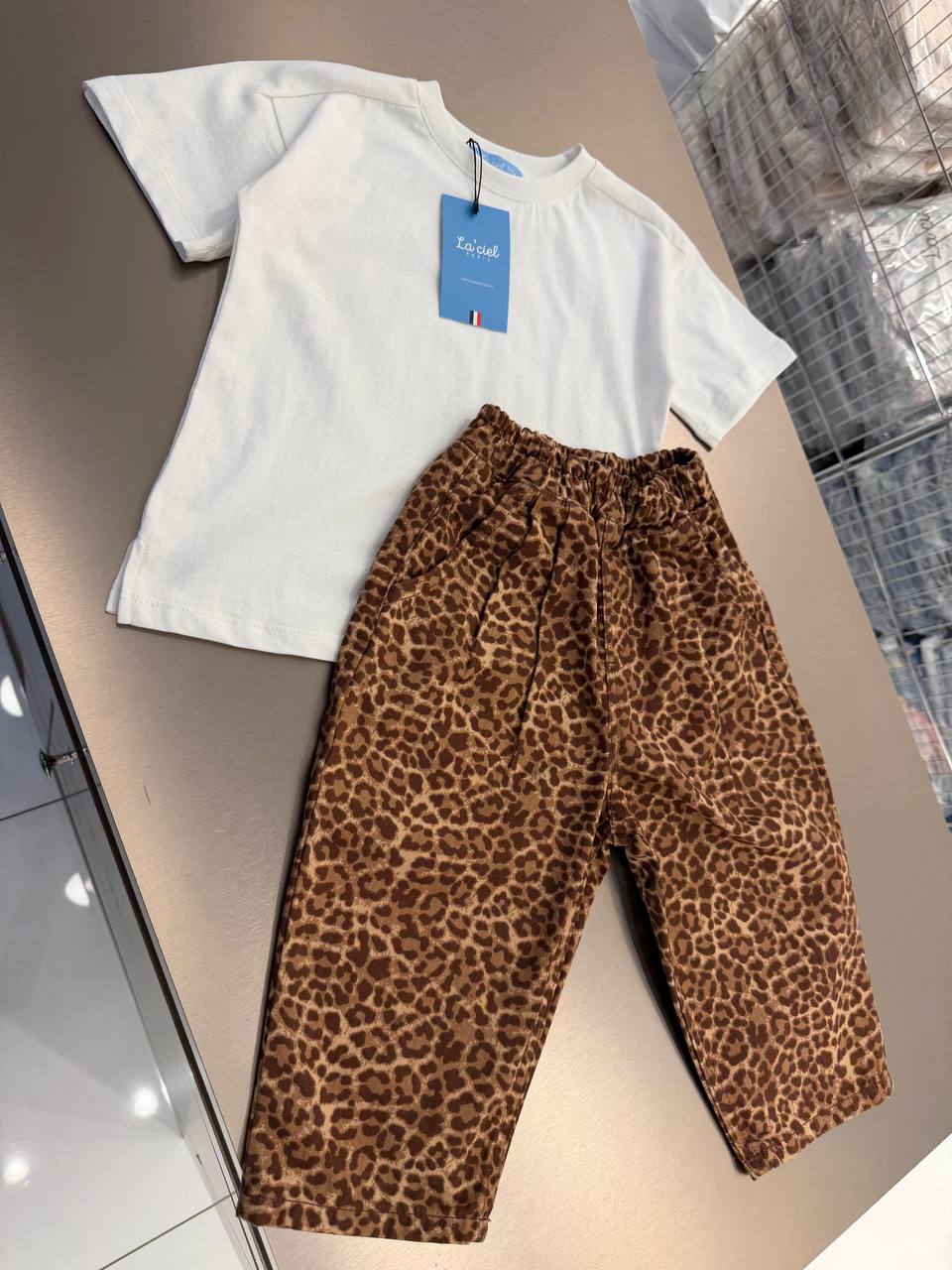 Leopar balon pantolon