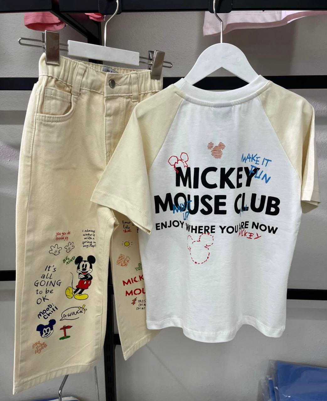 Erkek çocuk Z.R. model Mickey mouse takım