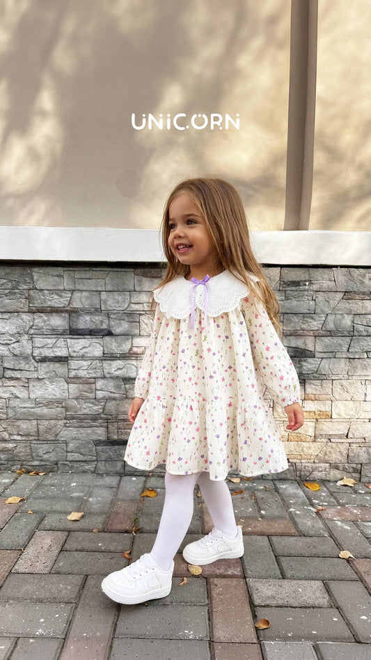 Kız çocuk keten elbise