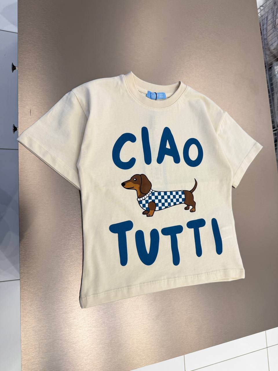 Erkek çocuk ciao tutti t-shirt
